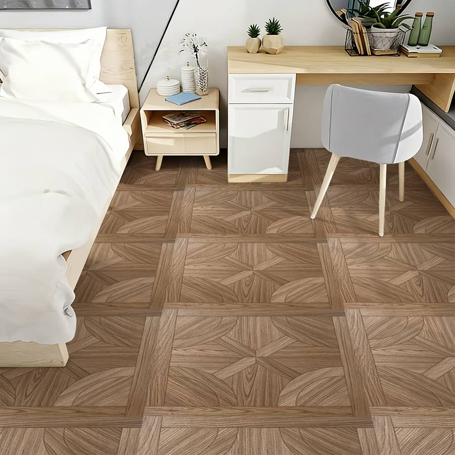 Self Adhesive Floor Stickers 40*120Cm 15.74*47.24Inch 2D Wood Grain