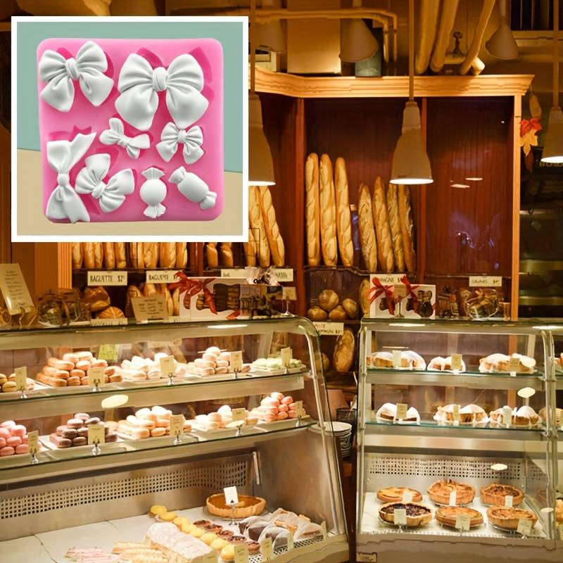 Suitable For Baking Molds Items Bow Fondant Chocolate