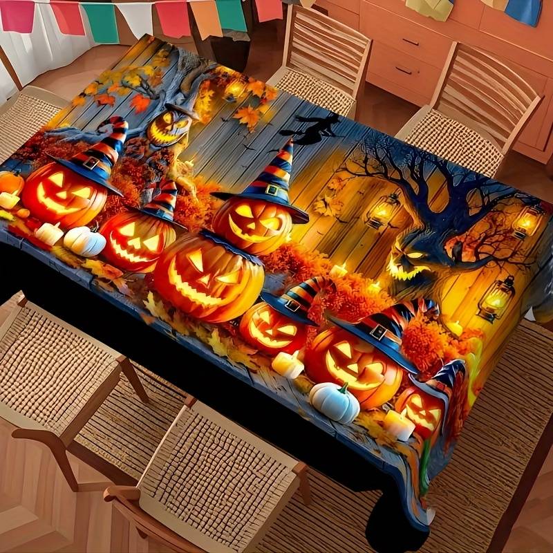 Halloween tablecloth decoration size 35.4 x 55.1in or 90 x 140cm