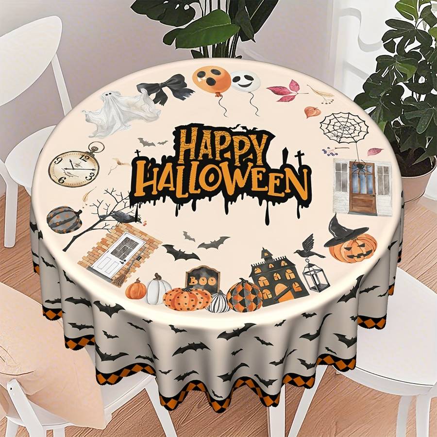 Halloween tablecloth decoration size Round 152cm or 60inch
