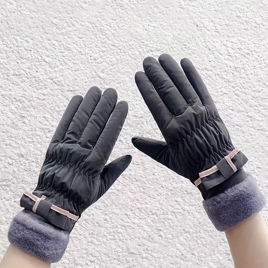 Winter Gloves Color Grey