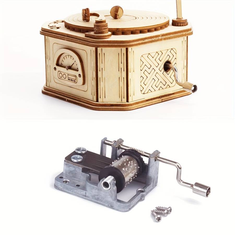 3D Puzzle Musical Instrument Model Style Phonograph