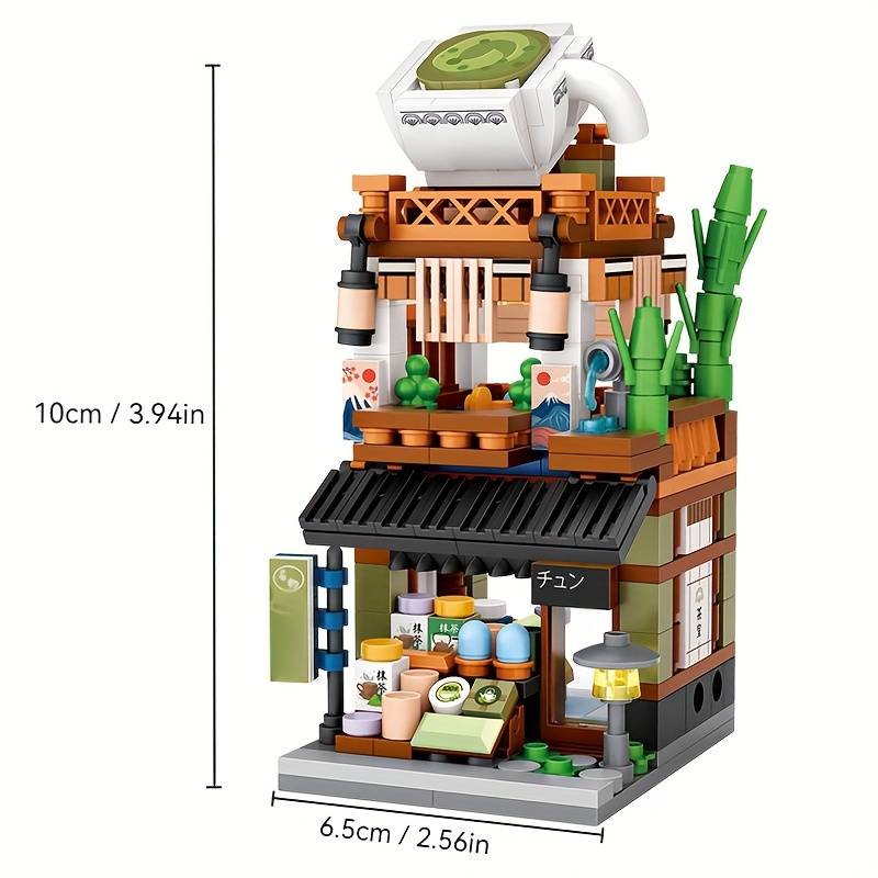 Building Toy Architectural Model Toy Set Style 1653 Hot Spring House