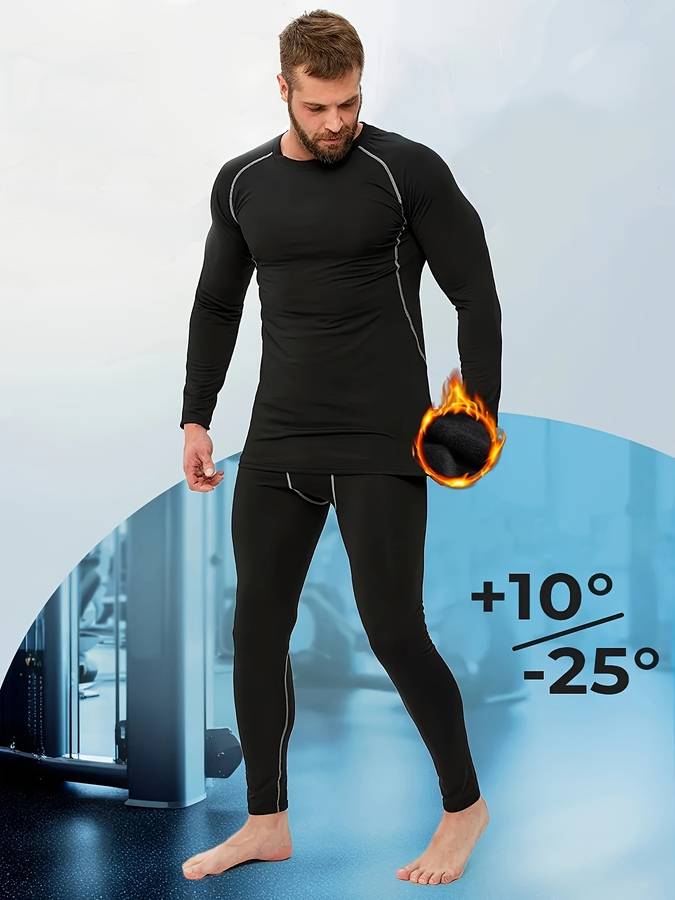 Thermal Underwear Color Black  Black Line C Pants Sizel
