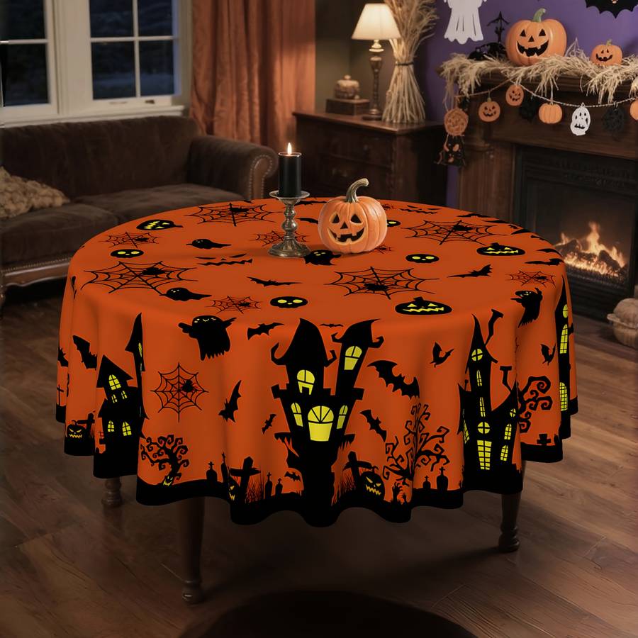 Halloween tablecloth decoration size 60x102in 152x259cm or Rectangle