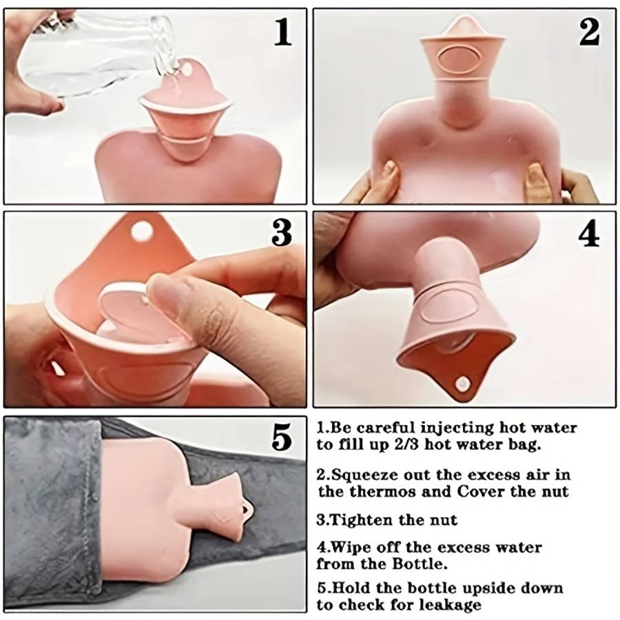 Hot Water Bottle Waist Beltcloth Coverwarm Water Bag Style D#