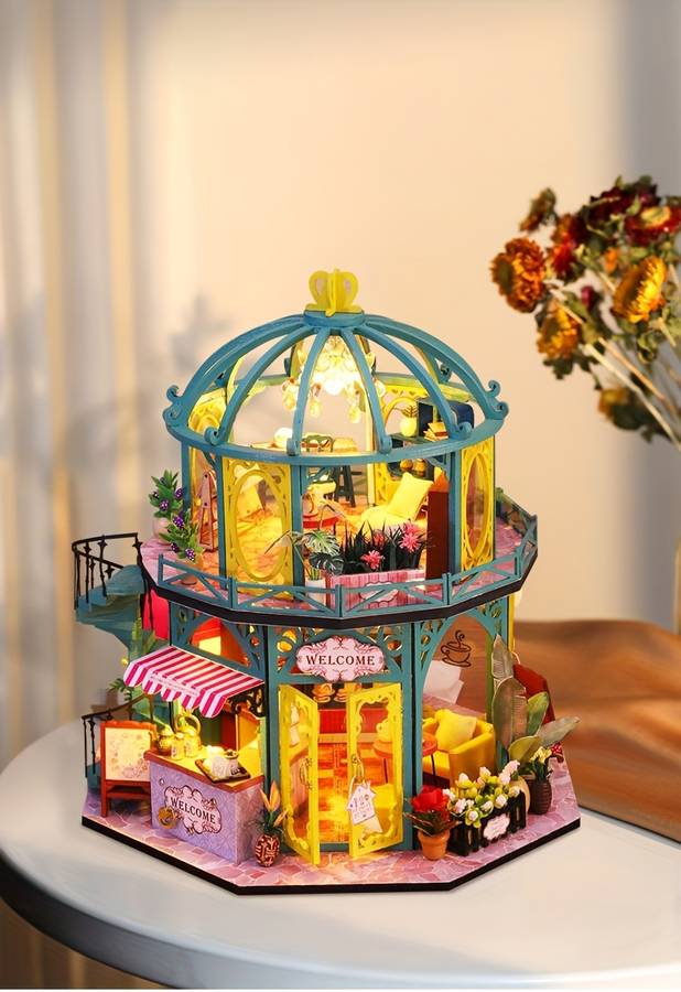 Building Toy Architectural Model Toy Set Style Yuejian Nuanuan