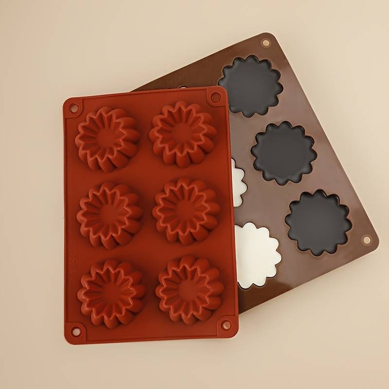 Suitable For Baking Molds Model Dark Red Whirlwind