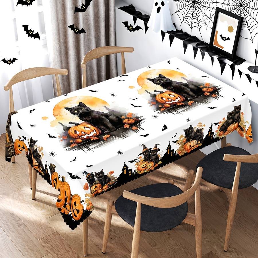 Halloween tablecloth decoration size Rectangle 60x86in or 150x220cm