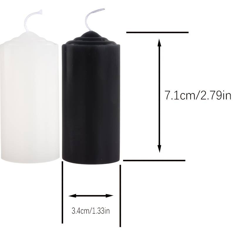 Halloween Decorations Composition Paraffin Quantity 3Pcs Pack White