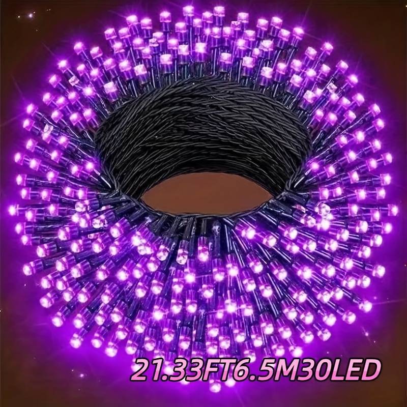 Halloween Decorations Color Purple Light Quantity 100Led 8 Modes