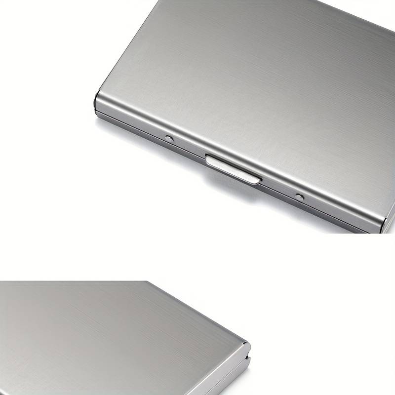 1pc A Card Holder Wallet Made of Thin Aluminum with a Minimalist Design Suitable for Pockets Unis