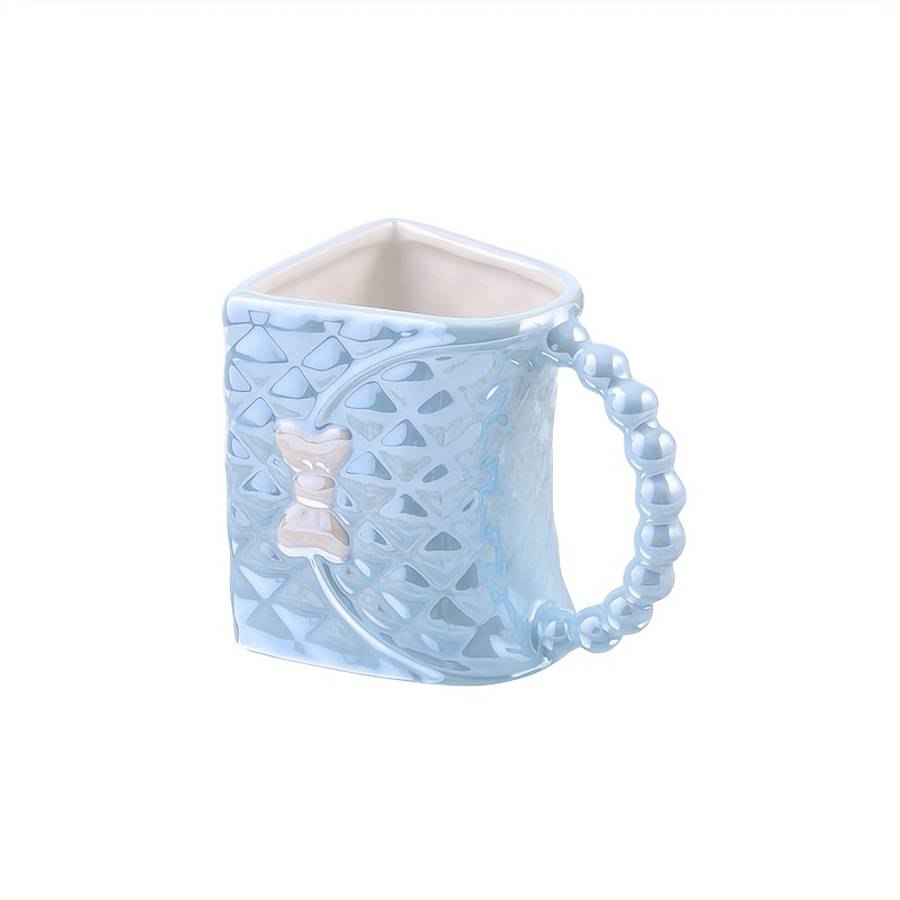 Water Cup Model Ceramic Bag Cup Black