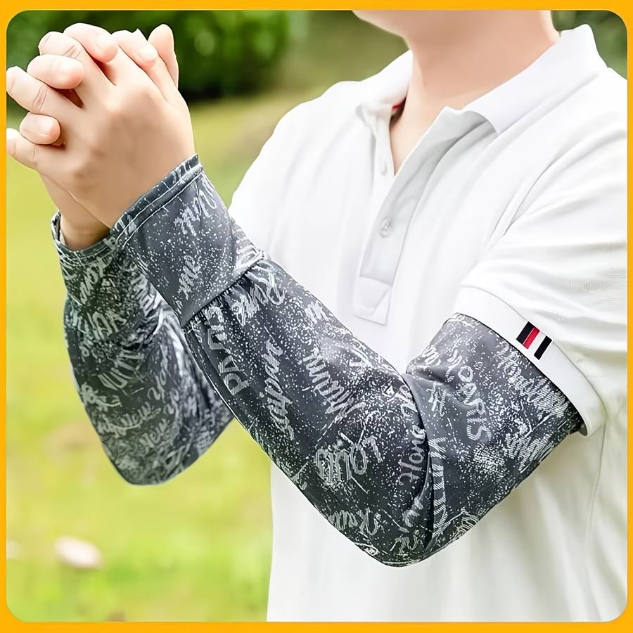 Sunscreen Sleeves Color Blue
