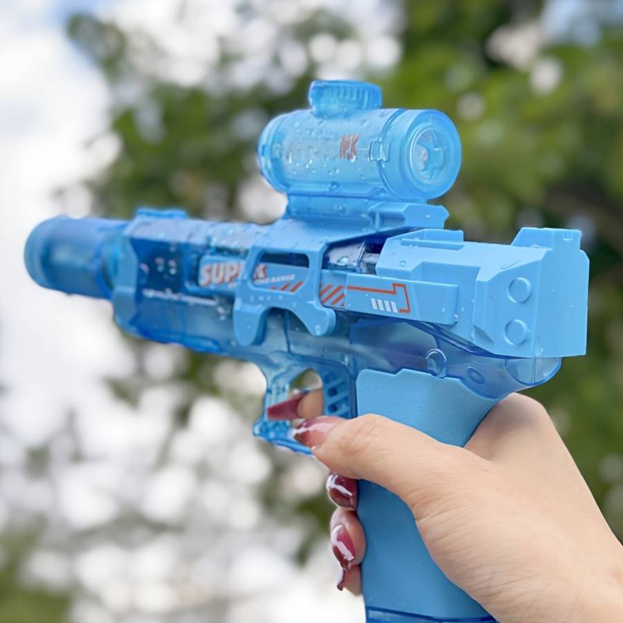 Water Gun Items With Light Linkage Back To The Chamber Blue