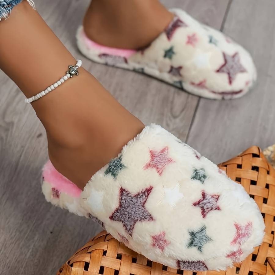 Cotton Slippers Color White Sizeuk 4.5-5