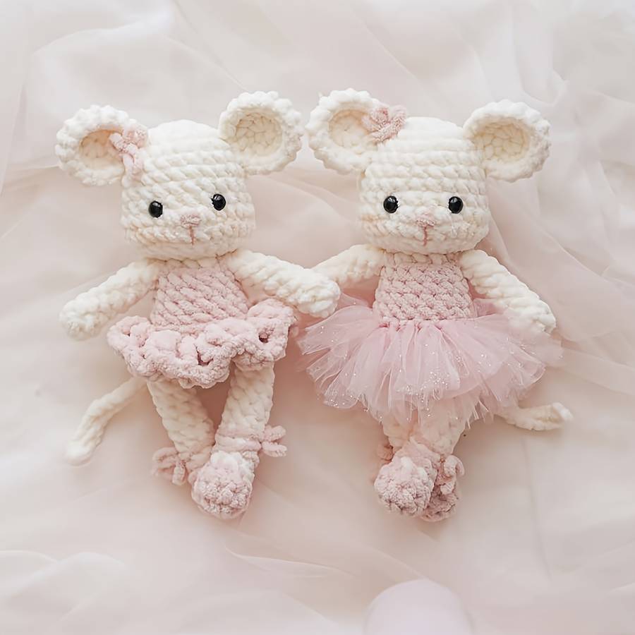 Toy Dolls Style Ballroom Bunny and Ballerina Mouse