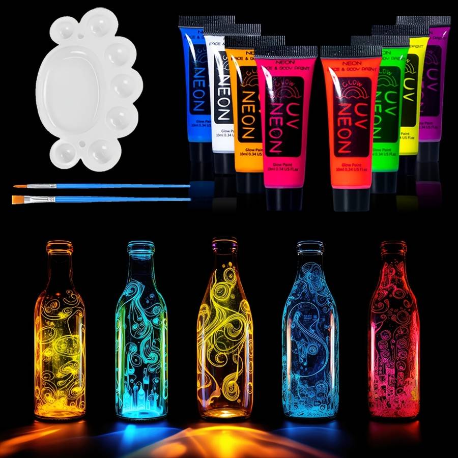 Halloween Decorations Model 8 Colors Paint Kit