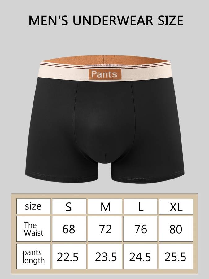 Mens Underwear Color 3Pcs Mixed Color A Sizel