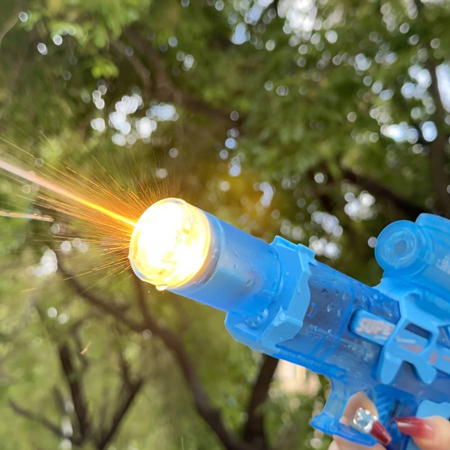 Water Gun Items With Light Linkage Back To The Chamber Blue