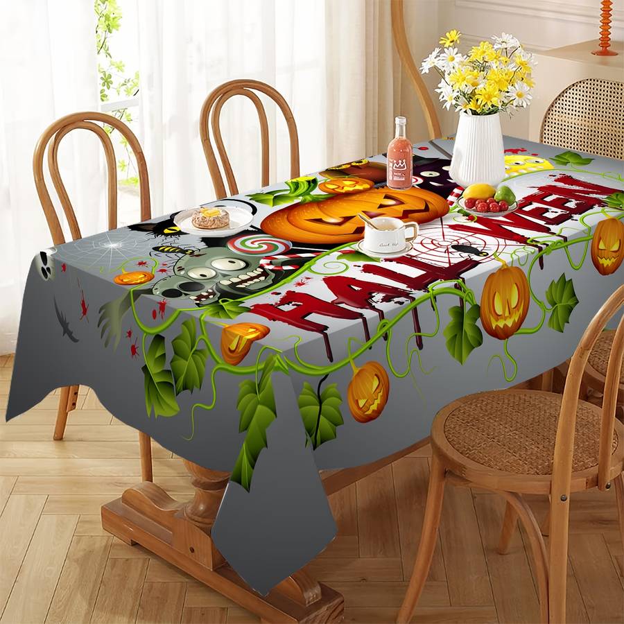 Halloween tablecloth decoration size 90x140cm or 35.43x55.11in