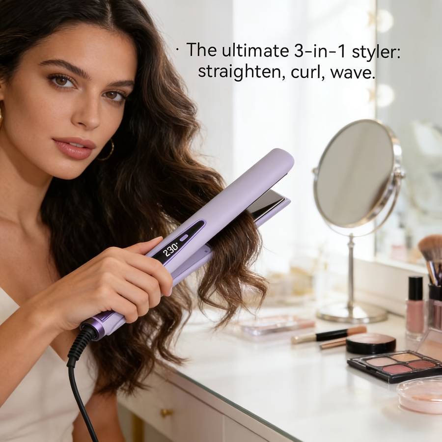 Curling Iron Items Top Configuration Ivory White