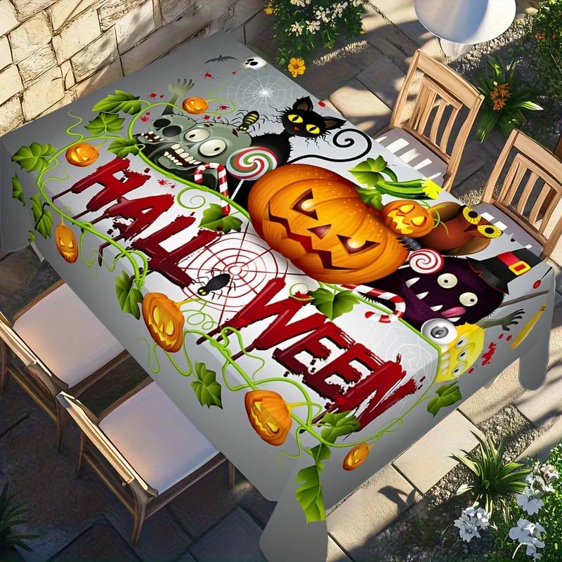 Halloween tablecloth decoration size 90x140cm or 35.43x55.11in