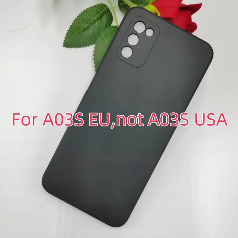 Phone Case Black Compatible Model Galaxy A03S