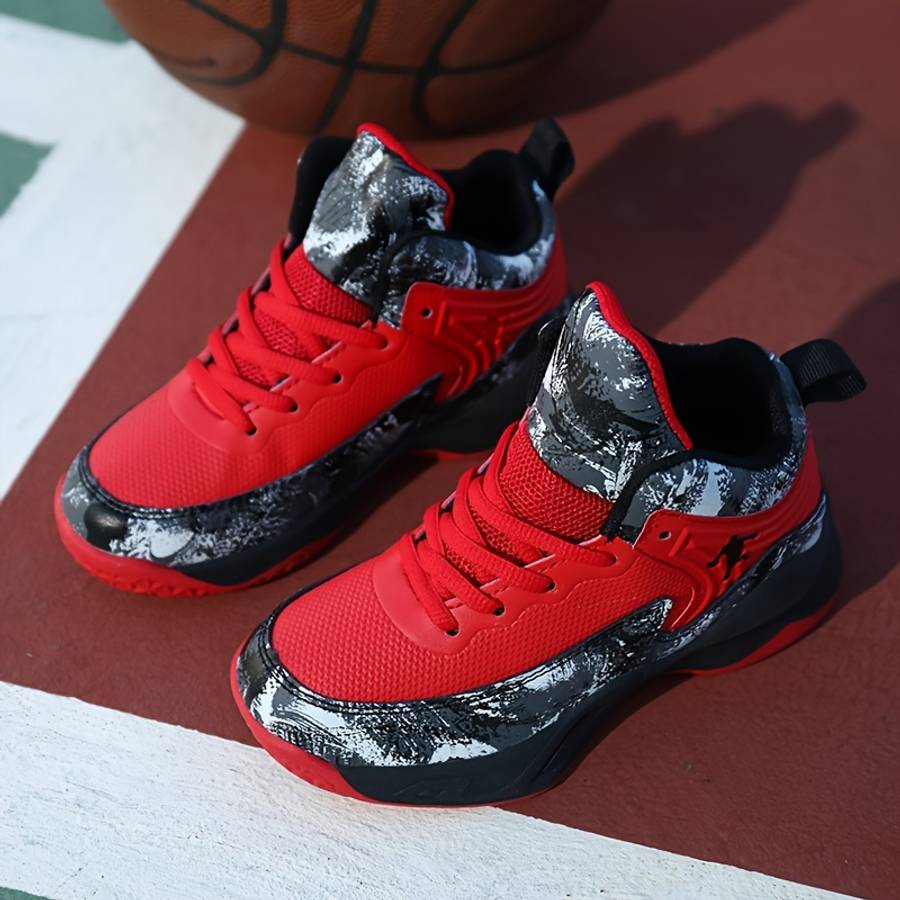 Basketball Shoes Color Red Sizeuk 1 Big Kid