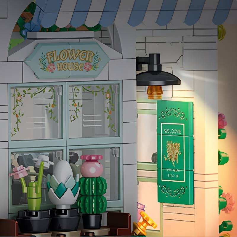 Building Toy Architectural Model Toy Set Style House