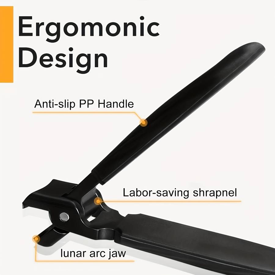 1-Pack Wide-Broach Heavy-Duty Toenail Clippers