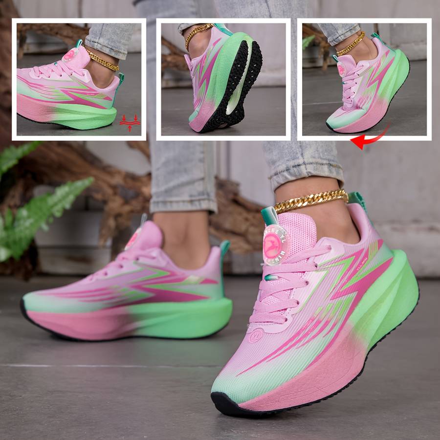 Women S Sneakers Color White Pink Sizeuk 6