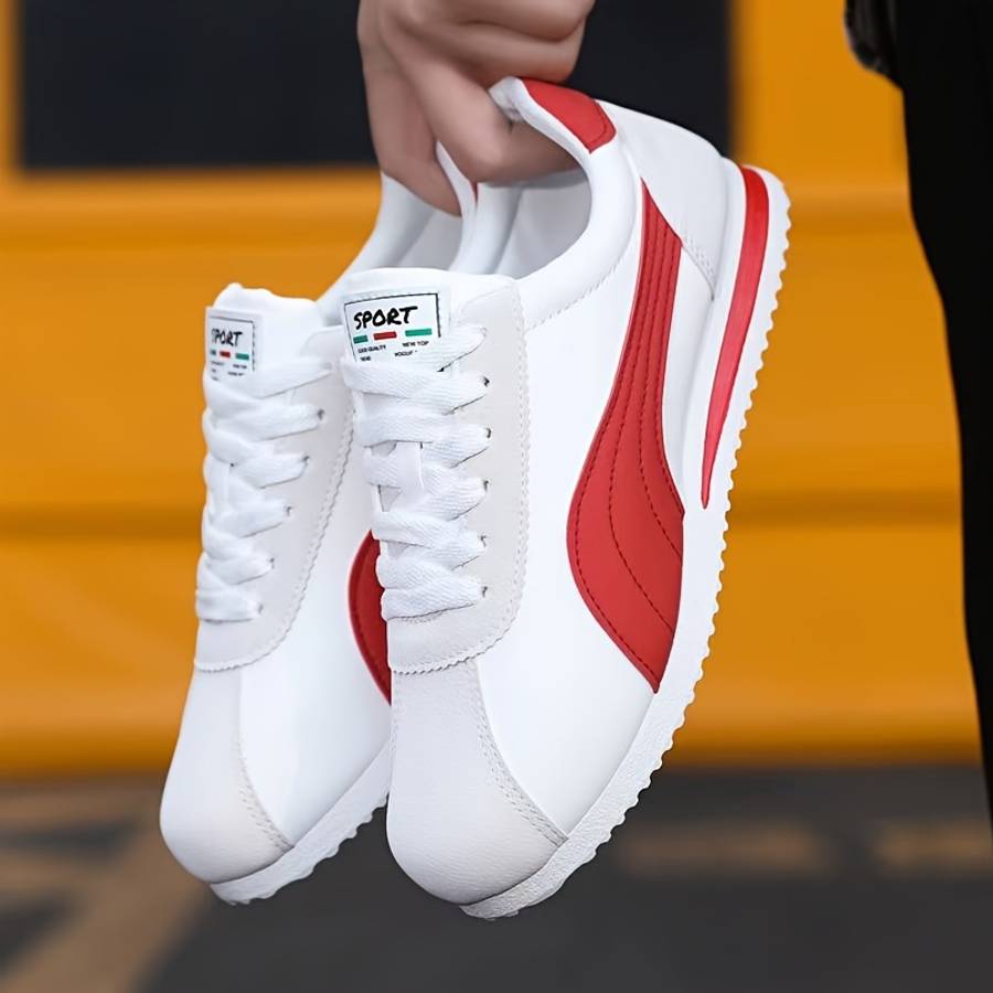 Sneakers Color White Red Sizeuk 4