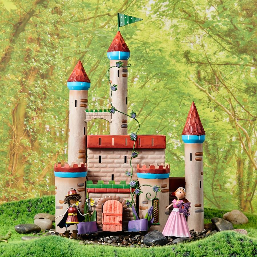 Building Toy Architectural Model Toy Set Style Big Castle Red