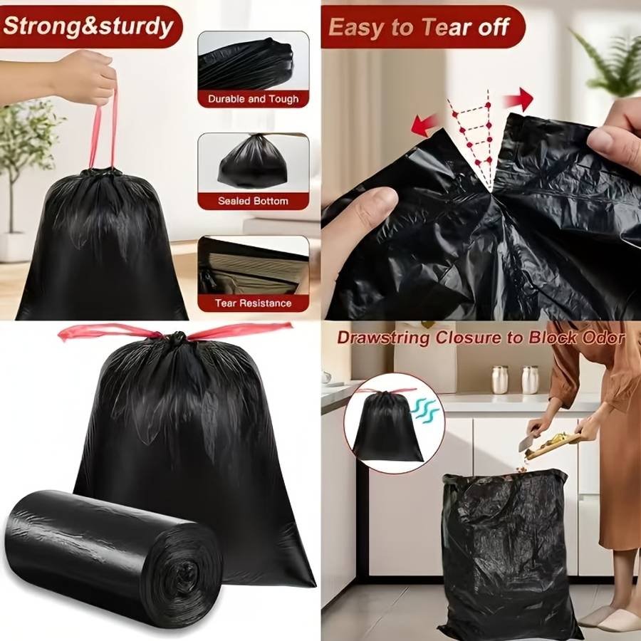 Trash Bagblackquantity400Pcs