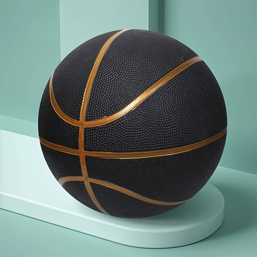 Basketball Color Black Number 7 Rubber Basketball