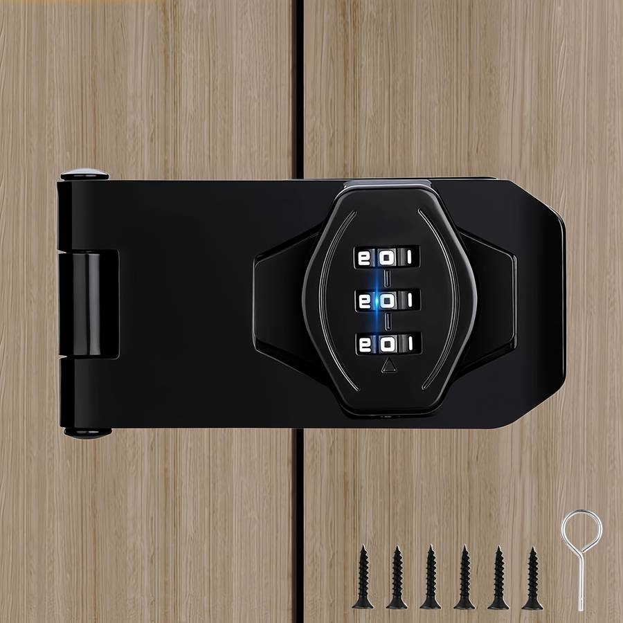 Lock Color Black Size 7.62 Cm