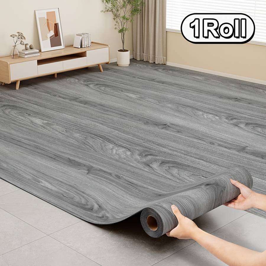 Self Adhesive Floor Stickers Oak Grain 1 Roll 30Cm*300Cm