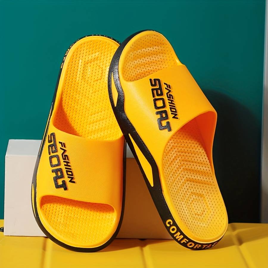 Men Slippers Summer Style Green Size Uk 7.5 To 8