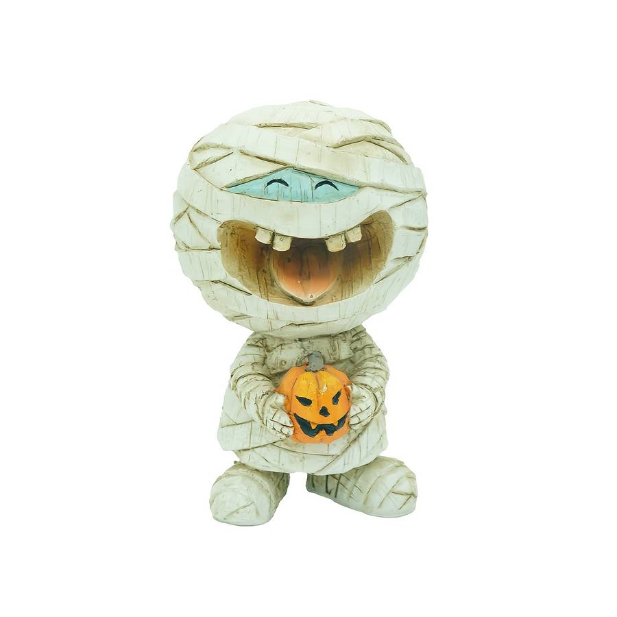 Halloween Decorations Style Mummy Holding A Pumpkin