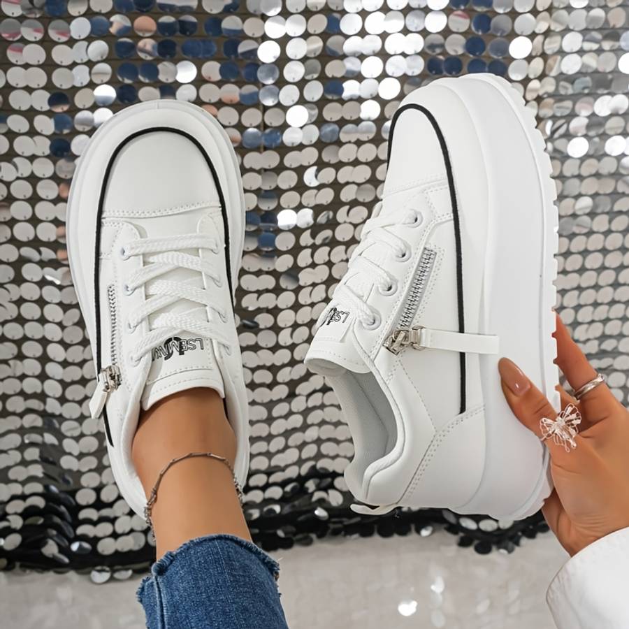 Women S Sneakers Color White Sizeuk 5.5
