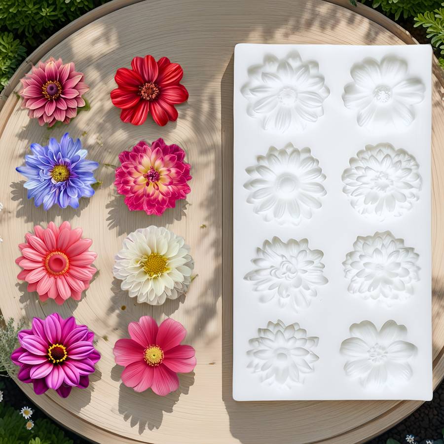 Suitable For Baking Molds Style Flower B