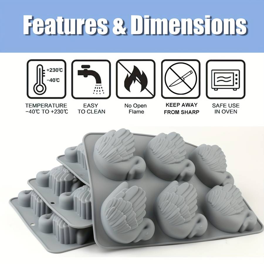 Suitable For Baking Molds Color Gray Quantity 1Pack