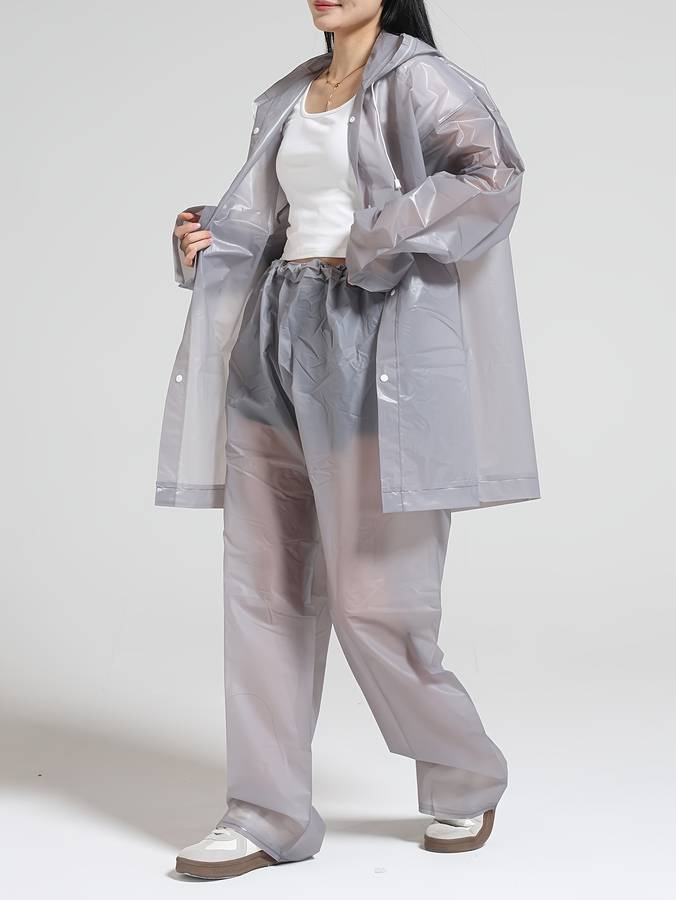 Raincoat Dark Gray Size Onesize