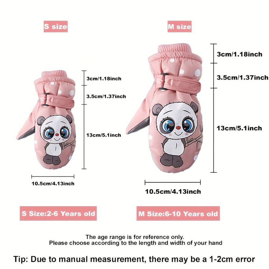 Winter Gloves Color Grey Size Size S  3 To 6 Years Old