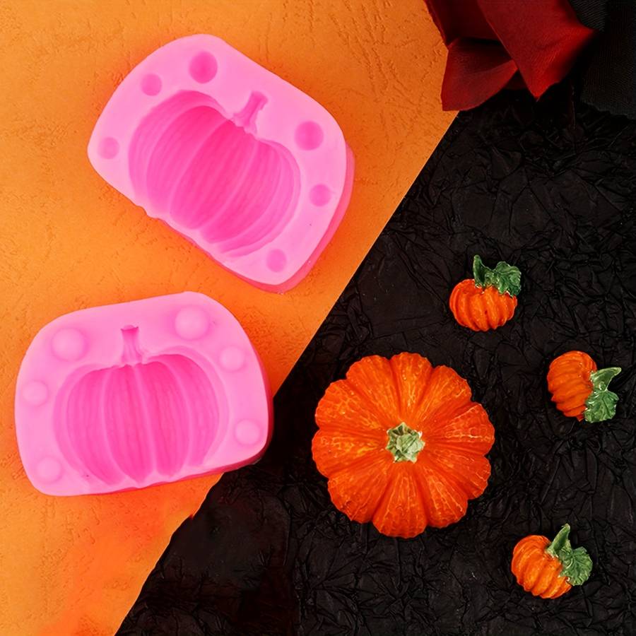 Suitable For Baking Molds Style Two Petal Pumpkin Silicone Mold