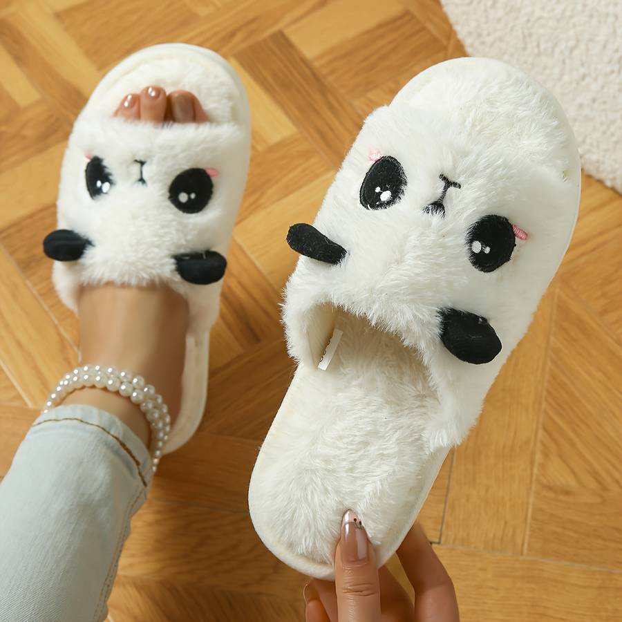 Cotton Slippers Color Milky Sizeuk 8.5-9