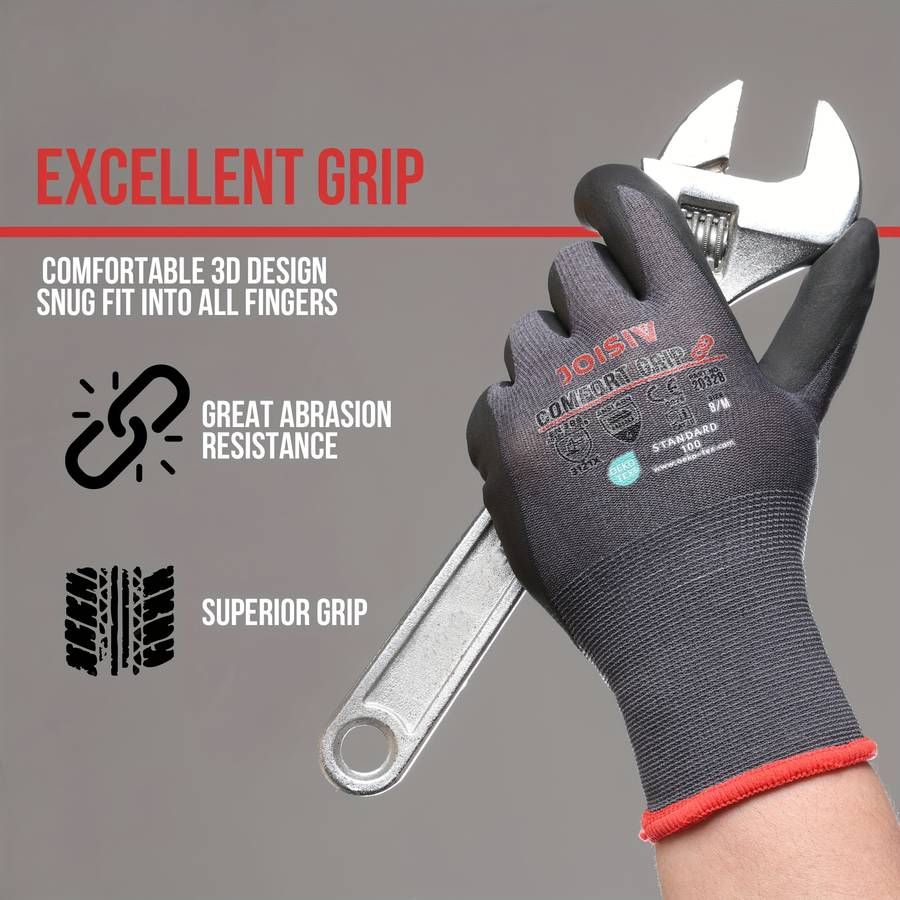 Work Gloves Size Xl Quantity 3 Pairs