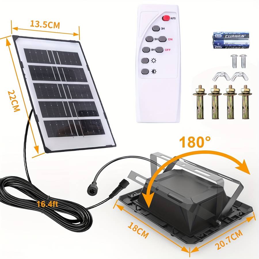 1000LM Pack of 5 Outdoor Solar Light