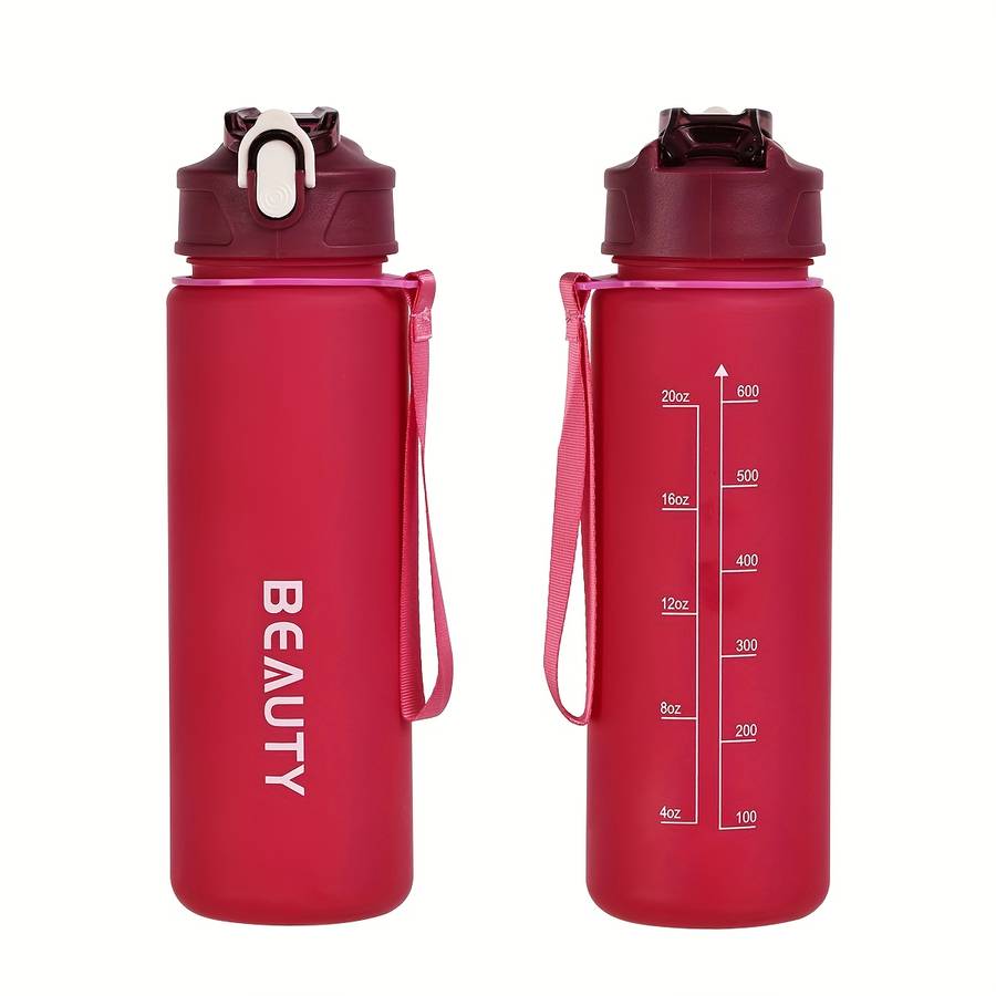 Water Cup Color Deep Red 600Ml